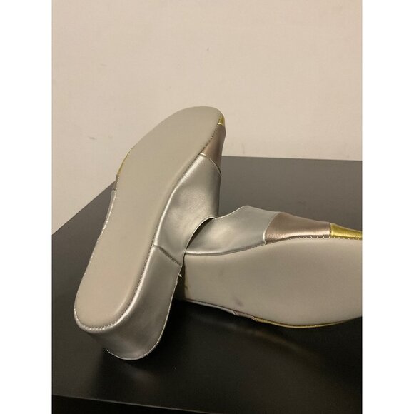 DANIEL GREEN Tri Color House Slippers sz. 5 - Picture 7 of 7